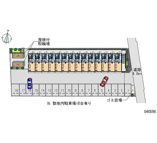 ★手数料０円★高座郡寒川町一之宮３丁目　月極駐車場（LP）